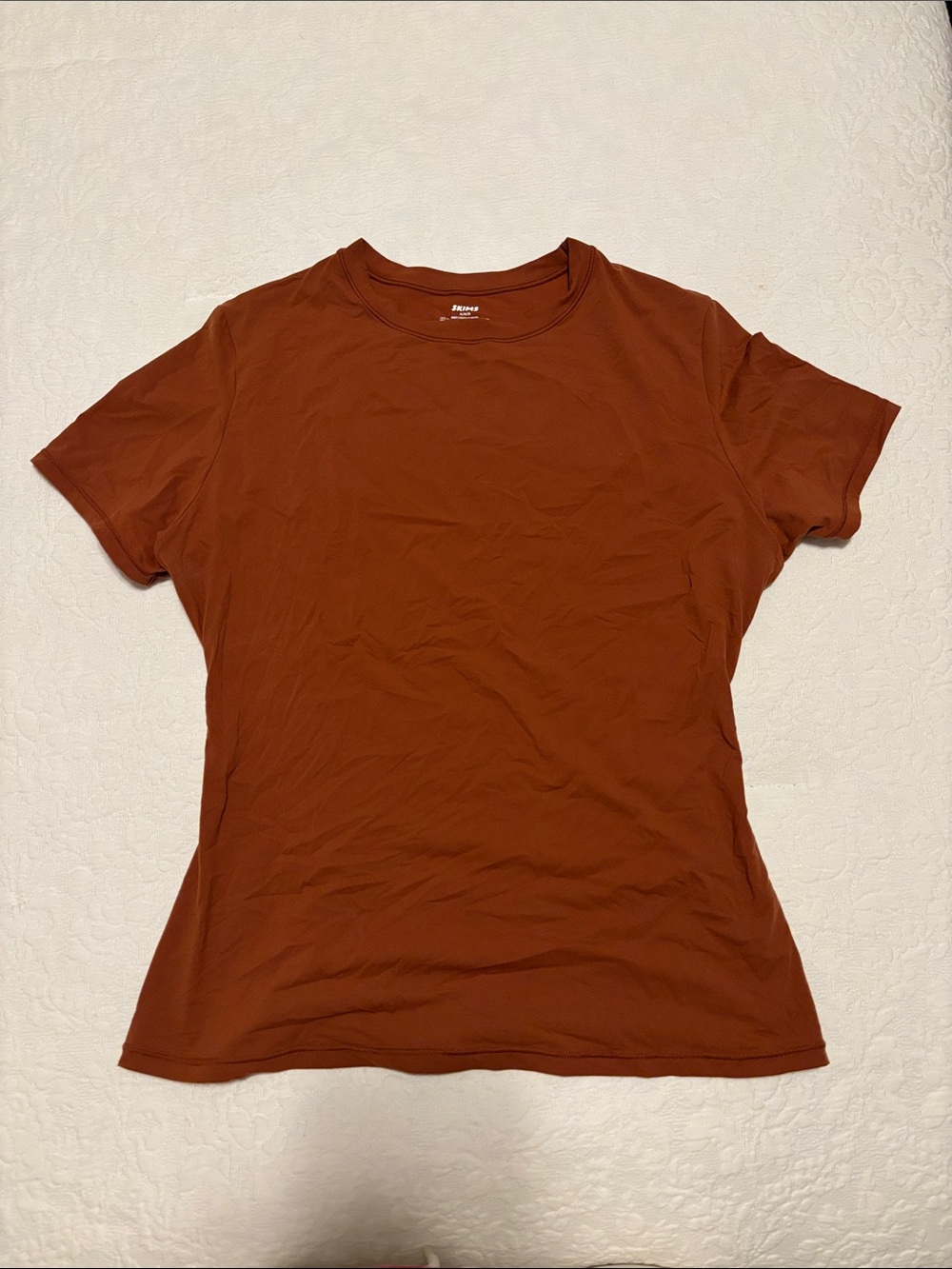 Classic Women's Short-Sleeve Tee in Rust